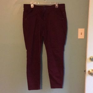 COPY - A.N.A. Maroon Jeggings